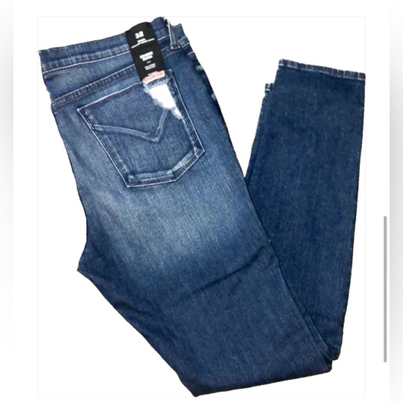 Hudson Ciara Distressed Exposed Button Skinny Jean Size 32 - Picture 4 of 11